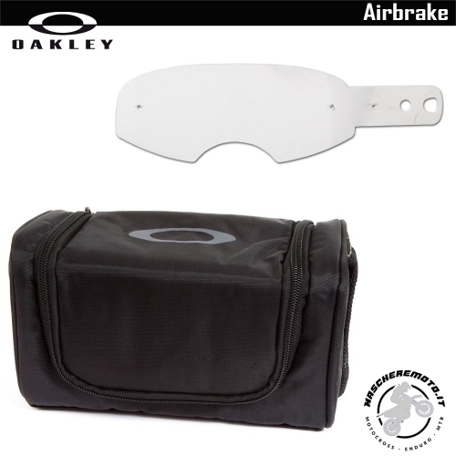 MASCHERA MOTOCROSS ENDURO OAKLEY AIRBRAKE MX CHASE SEXTON LENTE PRIZM SAPPHIRE IRIDIUM