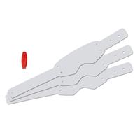 Lenti a strappo ecologiche (E.T.O.S.) compatibili per occhiale/maschera Scott Fury kit 20 pz